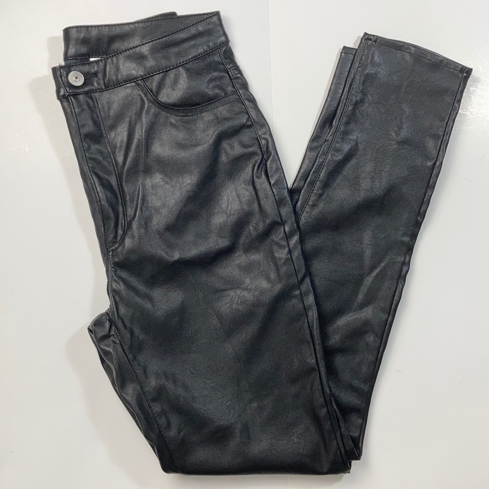 Faux Leather Skinny Pants